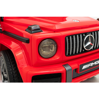 Mercedes AMG G63 dla dzieci Czerwony + Pilot