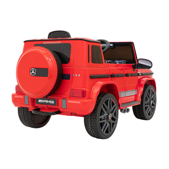 Mercedes AMG G63 dla dzieci Czerwony + Pilot