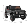 Mercedes AMG G63 dla dzieci Lakier Czarny + Pilot