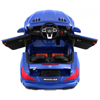 Mercedes AMG SL65 dla dzieci Lakier Niebieski + Pilot + Bagażnik + Regulacja siedzenia + MP3 LED + Wolny Start
