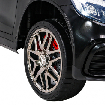Mercedes Benz GLC63S dla dzieci Czarny Suv + Pilot + Napęd 4x4