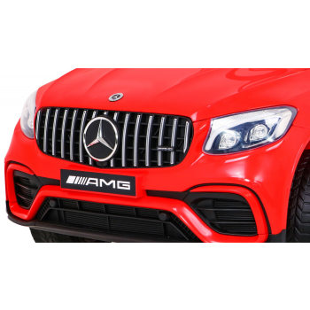 Mercedes Benz GLC63S dla dzieci Czerwony SUV + Pilot