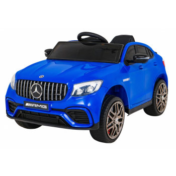 Mercedes Benz GLC63S dla dzieci Niebieski SUV z pilotem