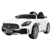 Mercedes-Benz GT R dla dzieci Lakier Biały + Napęd 4x4 + Nawiew powietrza + Pilot + EVA + MP3 LED