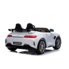 Mercedes-Benz GT R dla dzieci Lakier Biały + Napęd 4x4 + Nawiew powietrza + Pilot + EVA + MP3 LED