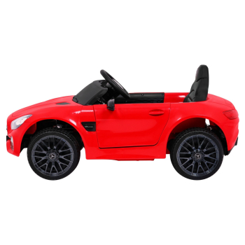 Mercedes Benz GT na akumulator dla dzieci Czerwony + Pilot + Wolny Start + MP3 LED