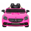 Mercedes Benz SLC300 Auto na akumulator dla dzieci Różowy + Dźwięki MP3 Światła + Pilot + Wolny Start
