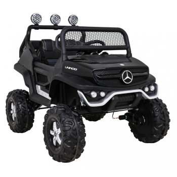 Mercedes Benz Unimog dla dzieci Czarny + Terenowy 4x4