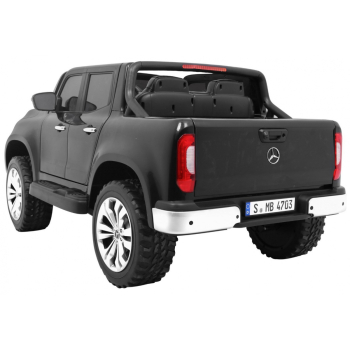 Mercedes Benz X-Class dla dzieci Czarny Pickup + Pilot + Napęd 4x4