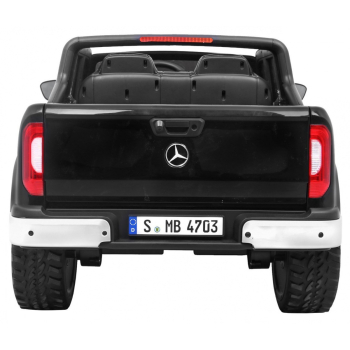 Mercedes Benz X-Class dla dzieci Czarny Pickup + Pilot + Napęd 4x4