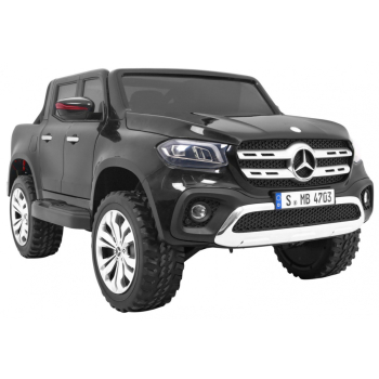 Mercedes Benz X-Class dla dzieci Czarny Pickup + Pilot + Napęd 4x4