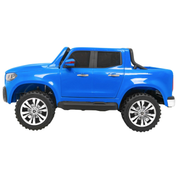 Mercedes Benz X-Class dla dzieci Niebieski + Pilot + Napęd 4x4 + MP4 + Bagażnik + LED + EVA