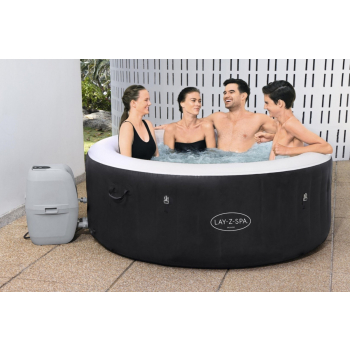 Miami Lay-Z-Spa Dmuchane Spa BESTWAY 4-osobowe + Pompa z panelem + Filtr