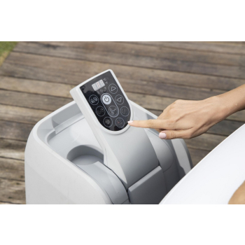 Miami Lay-Z-Spa Dmuchane Spa BESTWAY 4-osobowe + Pompa z panelem + Filtr