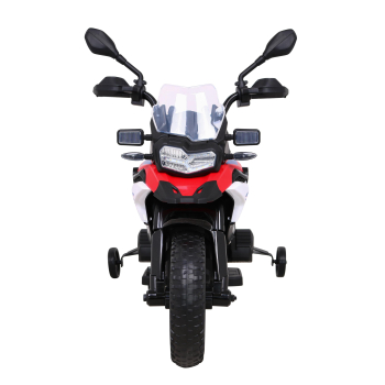 Motor BMW F850 GS na akumulator dla dzieci Czerwony + Kółka pomocnicze + Audio LED + Wolny Start + EVA