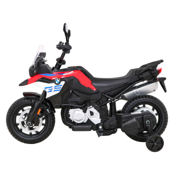 Motor BMW F850 GS na akumulator dla dzieci Czerwony + Kółka pomocnicze + Audio LED + Wolny Start + EVA