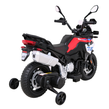 Motor BMW F850 GS na akumulator dla dzieci Czerwony + Kółka pomocnicze + Audio LED + Wolny Start + EVA