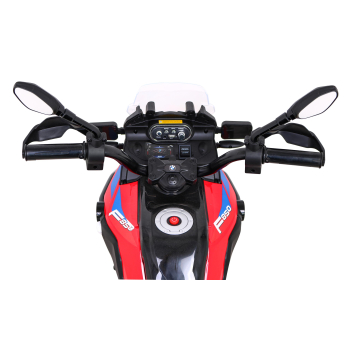 Motor BMW F850 GS na akumulator dla dzieci Czerwony + Kółka pomocnicze + Audio LED + Wolny Start + EVA