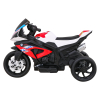 Motor BMW HP4 na akumulator dla dzieci Czerwony + 3 Koła + LED + MP3 USB + Ekoskóra