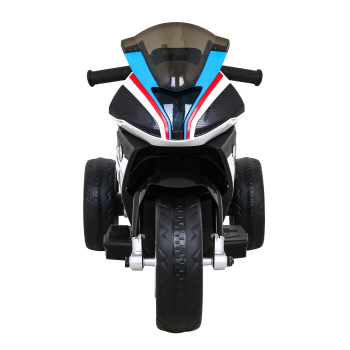 Motor BMW HP4 na akumulator dla dzieci Niebieski + 3 Koła + LED + MP3 USB + Ekoskóra