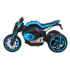 Motor Future na akumulator dla dzieci Niebieski + Panel audio + Wolny Start + Koła EVA