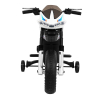 Motor Night Rider na akumulator dla dzieci Biały + Kółka pomocnicze + MP3 USB + Gaz w manetce