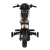 Motor Night Rider na akumulator dla dzieci Biały + Kółka pomocnicze + MP3 USB + Gaz w manetce