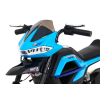 Motor Night Rider na akumulator dla dzieci Niebieski + Kółka pomocnicze + MP3 USB + Gaz w manetce