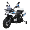 Motor Policyjny BMW F850 GS na akumulator dla dzieci + Kółka pomocnicze + Syrena + Światła + 2 Kufry + Wolny Start