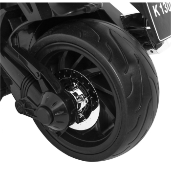 Motor na akumulator BMW K1300S dla dzieci Biały + Kółka pomocnicze + Dźwięki Światła + Wolny Start