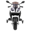 Motor na akumulator BMW S1000 RR dla dzieci Czarny + Kółeczka pomocnicze + Nóżka podpórka