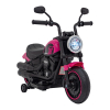 Motorek Chopper FASTER na akumulator dla dzieci Różowy + Radio FM + Panel audio + LED