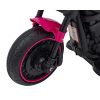 Motorek Chopper FASTER na akumulator dla dzieci Różowy + Radio FM + Panel audio + LED