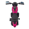 Motorek Chopper FASTER na akumulator dla dzieci Różowy + Radio FM + Panel audio + LED