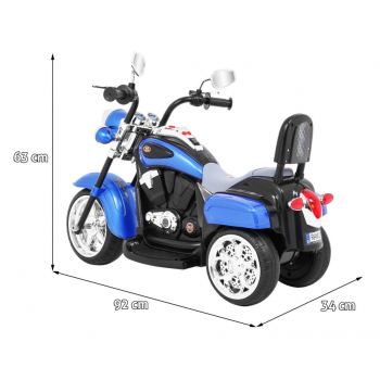 Motorek Chopper NightBike Niebieski