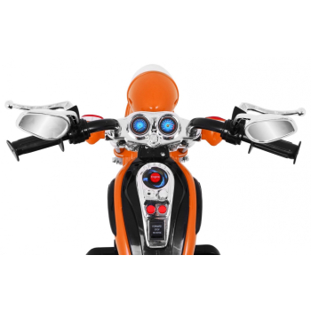 Motorek Chopper NightBike Pomarańczowy