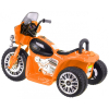 Motorek Chopper na akumulator dla dzieci Pomarańczowy + 3 koła + Dźwięki + Światła LED