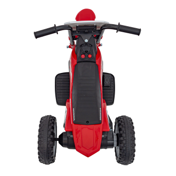 Motorek Cross Honda CRF 450R na akumulator dla dzieci Czerwony + 3 Koła + Gumowy Bieżnik + Klakson