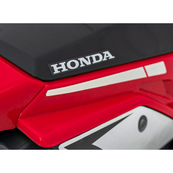 Motorek Cross Honda CRF 450R na akumulator dla dzieci Czerwony + 3 Koła + Gumowy Bieżnik + Klakson