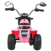 Motorek MiniBike na akumulator dla dzieci Różowy + Dźwięki + Światła LED + Ekoskóra