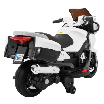 Motorek Ścigacz Biały