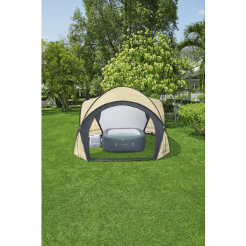 Namiot do Jacuzzi Lay-Z-Spa Pawilon ochronny 390x390x255cm BESTWAY + Moskitiery + Zdejmowane drzwi