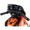 Pchaczyk Rowerek Motorek elektryczny 3w1 dla dzieci Pomarańczowy + Piankowa poręcz + Audio LED