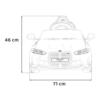 Pojazd, samochód BMW M4 Czarny