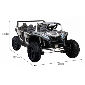 Pojazd 4-osobowy Buggy ATV RACING UTV2000 Biały