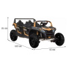 Pojazd 4-osobowy Buggy ATV RACING UTV2000 Złoty