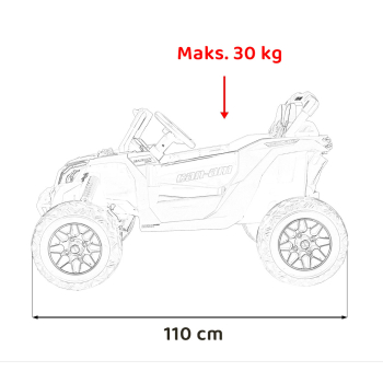 Pojazd ATV CAN-AM Maverick Czerwony