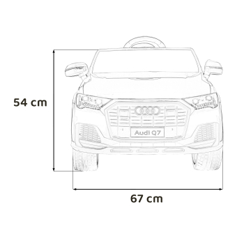 Pojazd Audi Q7 NEW LIFT - Czerwony SUV