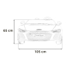Pojazd Audi Spyder R8 LIFT Żółty