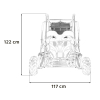 Pojazd BUGGY Spalinowy LUCKY SEVEN Niebieski